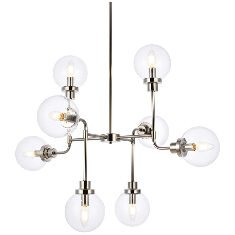 Elegant Lighting Hanson 8 Light 36" Chandelier