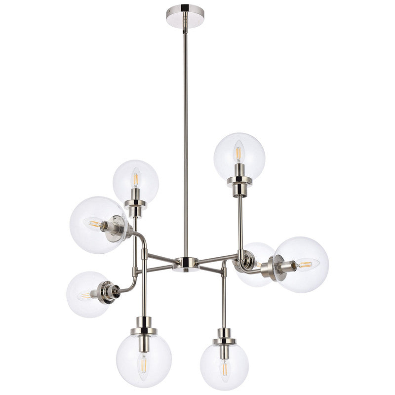 Elegant Lighting Hanson 8 Light 36" Chandelier