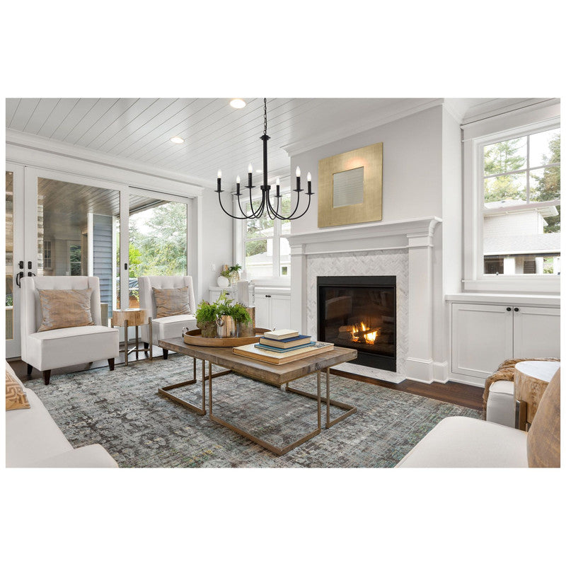 Elegant Lighting Brielle 6 Light 32" Chandelier