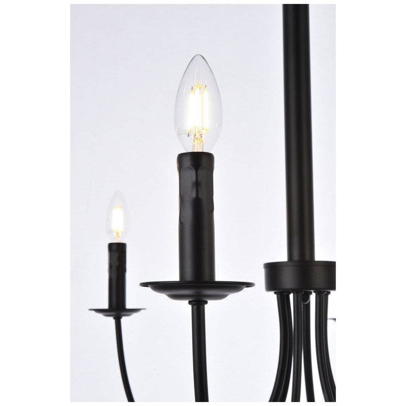 Elegant Lighting Brielle 6 Light 32" Chandelier