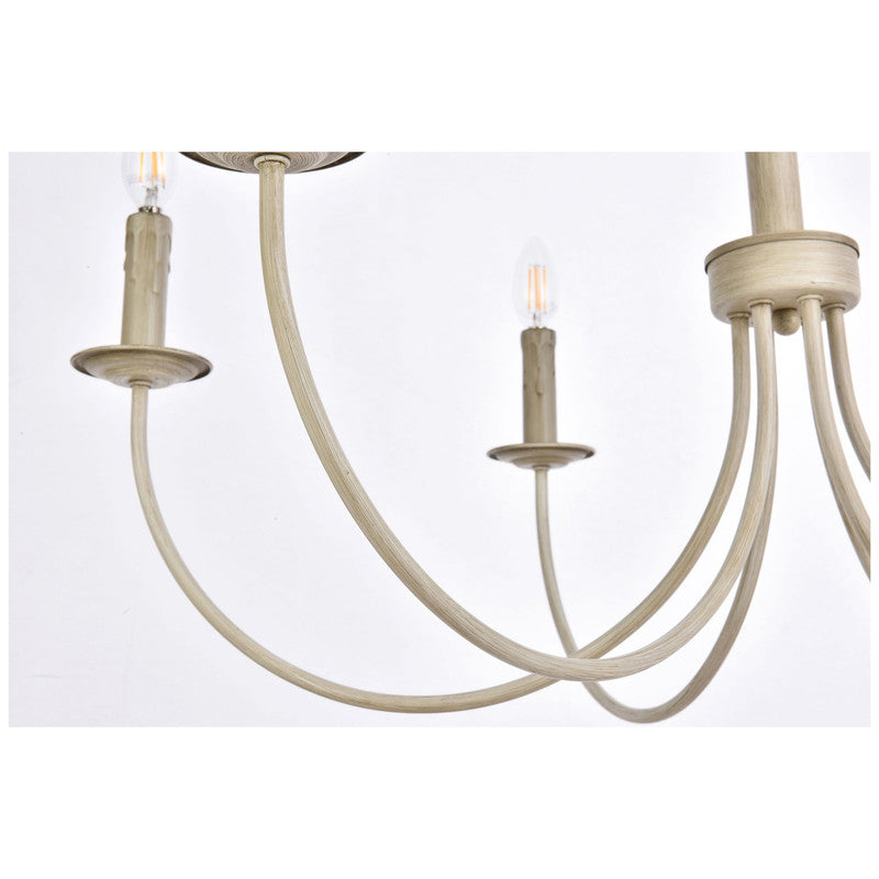 Elegant Lighting Brielle 6 Light 32" Chandelier