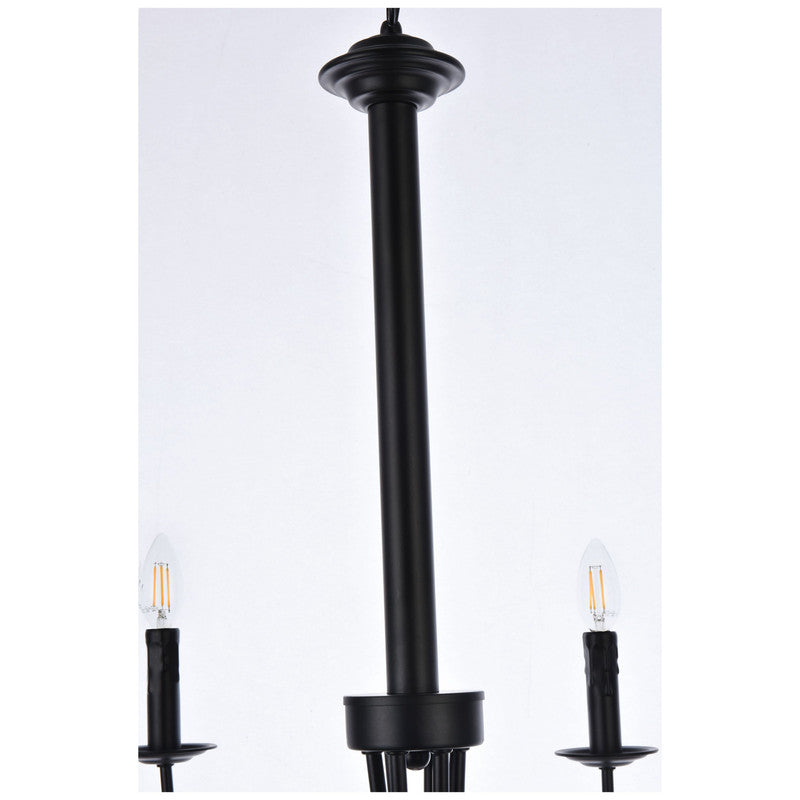 Elegant Lighting Brielle 6 Light 32" Chandelier