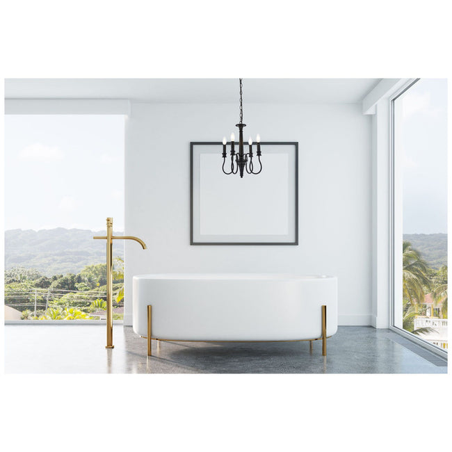 Elegant Lighting Flynx 4 Light 14" Chandelier