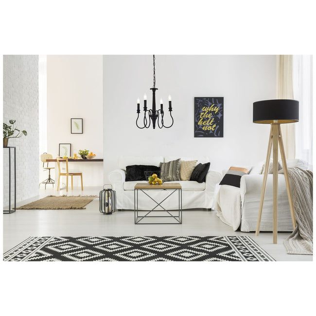 Elegant Lighting Flynx 4 Light 17" Chandelier