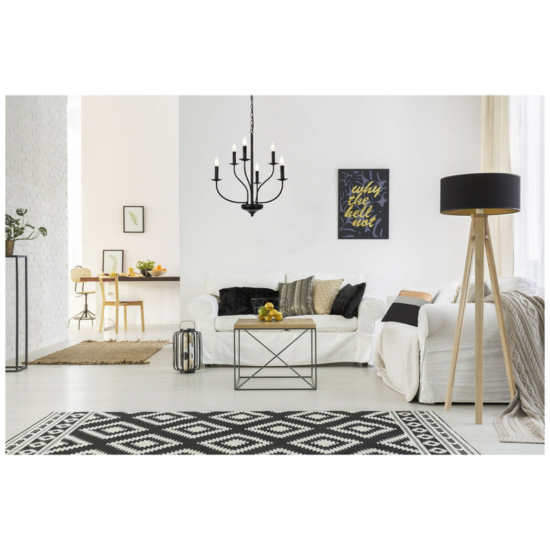 Elegant Lighting Westley 6 Light 24" Chandelier