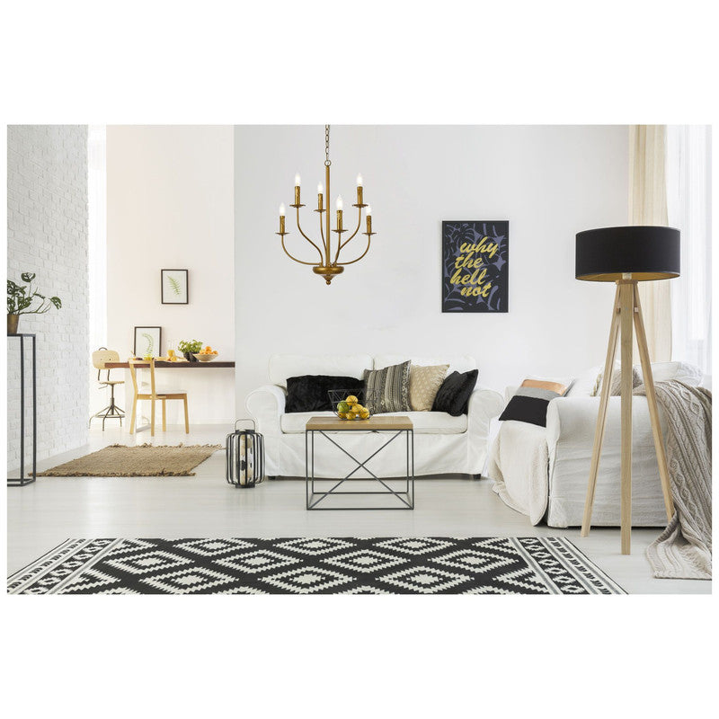 Elegant Lighting Westley 6 Light 24" Chandelier