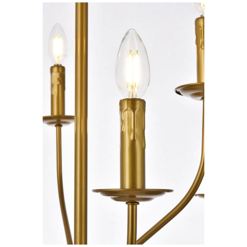 Elegant Lighting Westley 6 Light 24" Chandelier