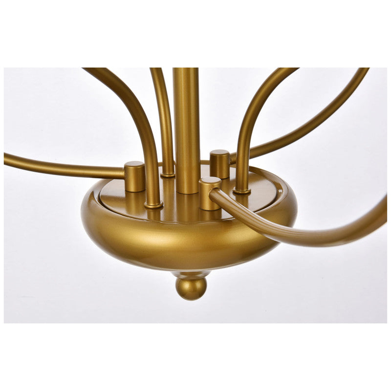 Elegant Lighting Westley 6 Light 24" Chandelier