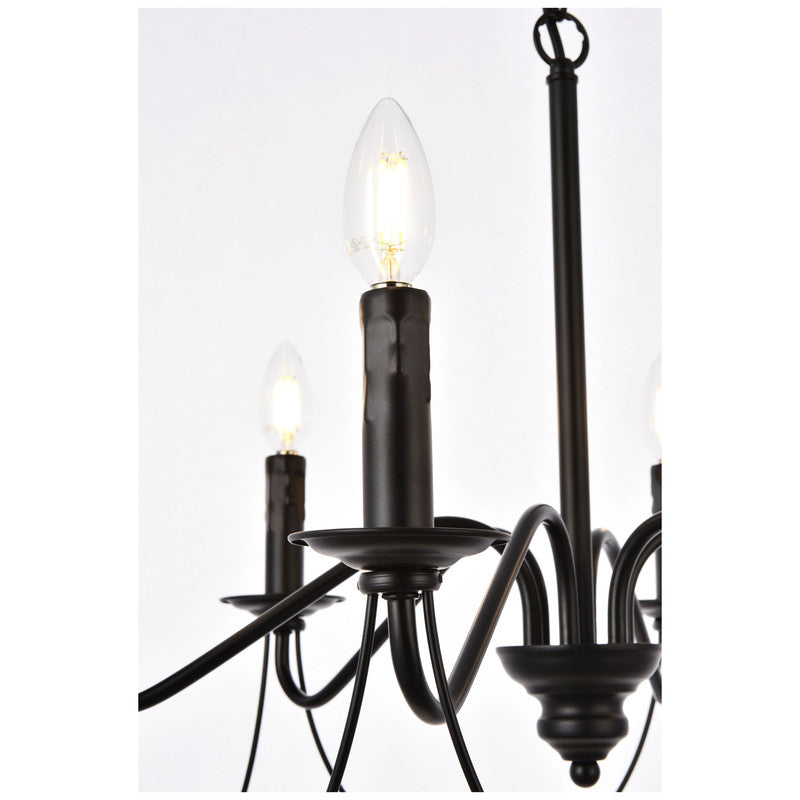Elegant Lighting Westley 6 Light 24" Chandelier - LD7048D24