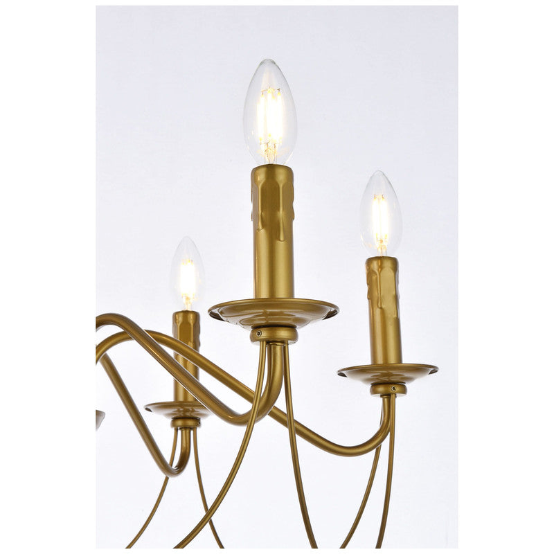 Elegant Lighting Westley 6 Light 24" Chandelier - LD7048D24