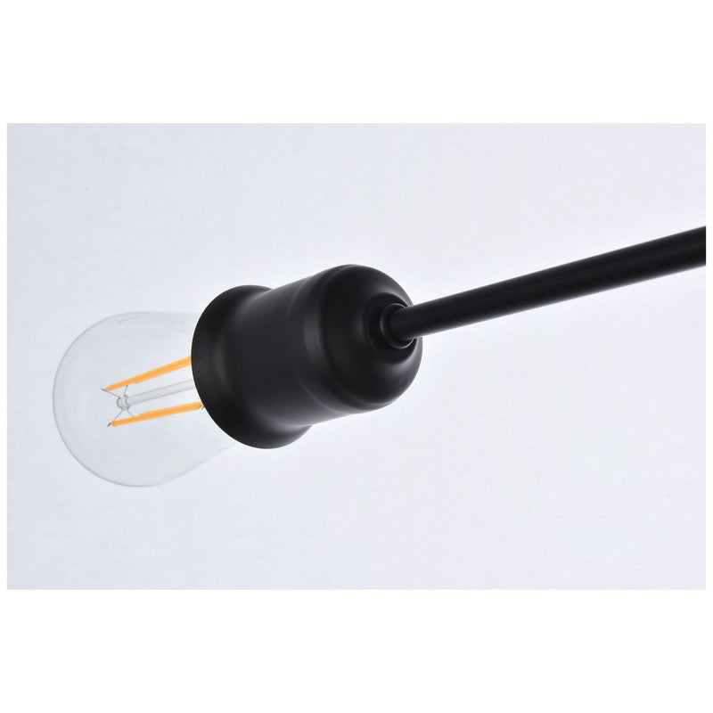 Elegant Lighting Xavier 4 Light 26" Flush Mount