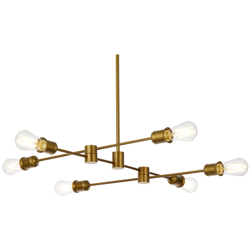 Elegant Lighting Xavier 6 Light 31" Chandelier