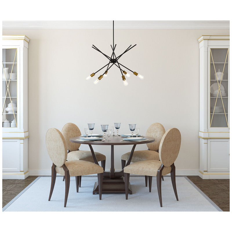 Elegant Lighting Armin 6 Light 32" Chandelier