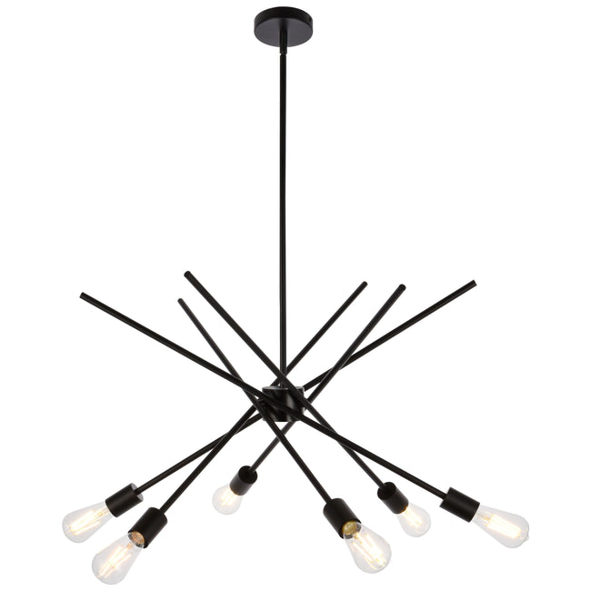 Elegant Lighting Armin 6 Light 32" Chandelier