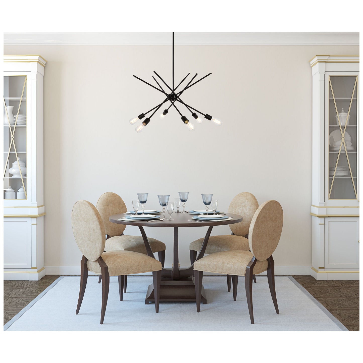 Elegant Lighting Armin 6 Light 32" Chandelier
