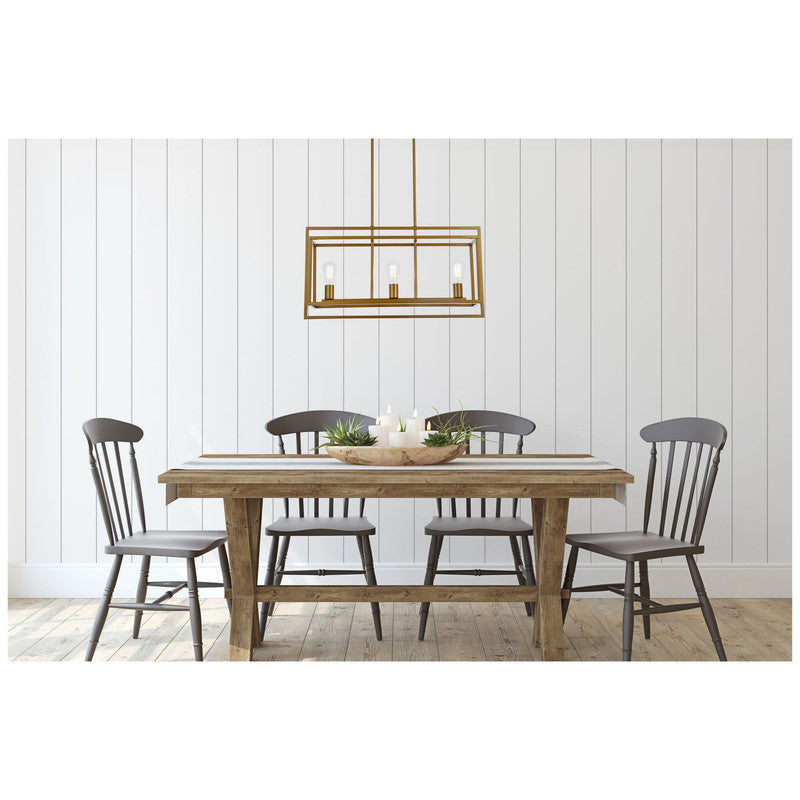 Elegant Lighting Voir 3 Light 30" Chandelier