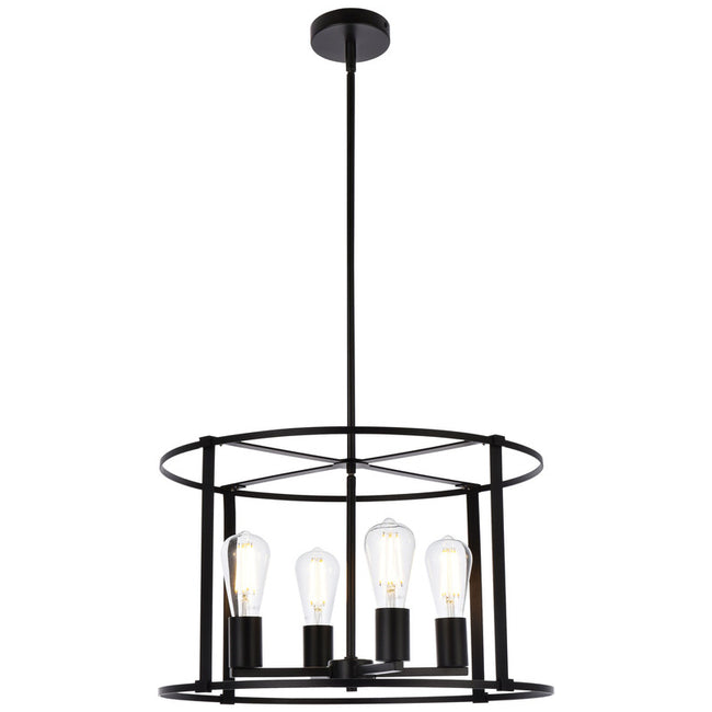 Elegant Lighting Agnys 4 Light 20" Chandelier