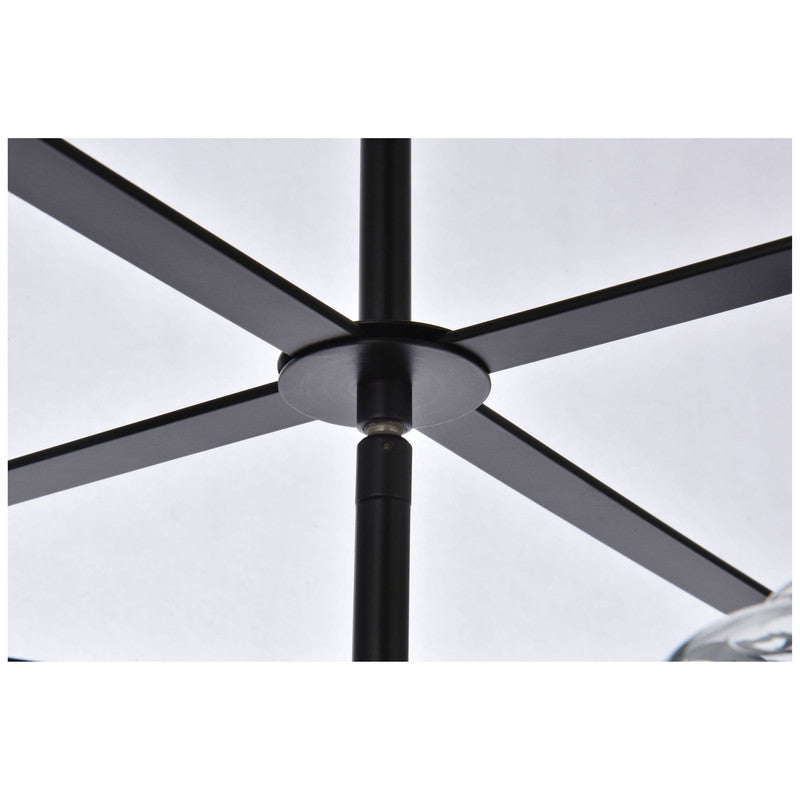 Elegant Lighting Agnys 6 Light 26" Chandelier