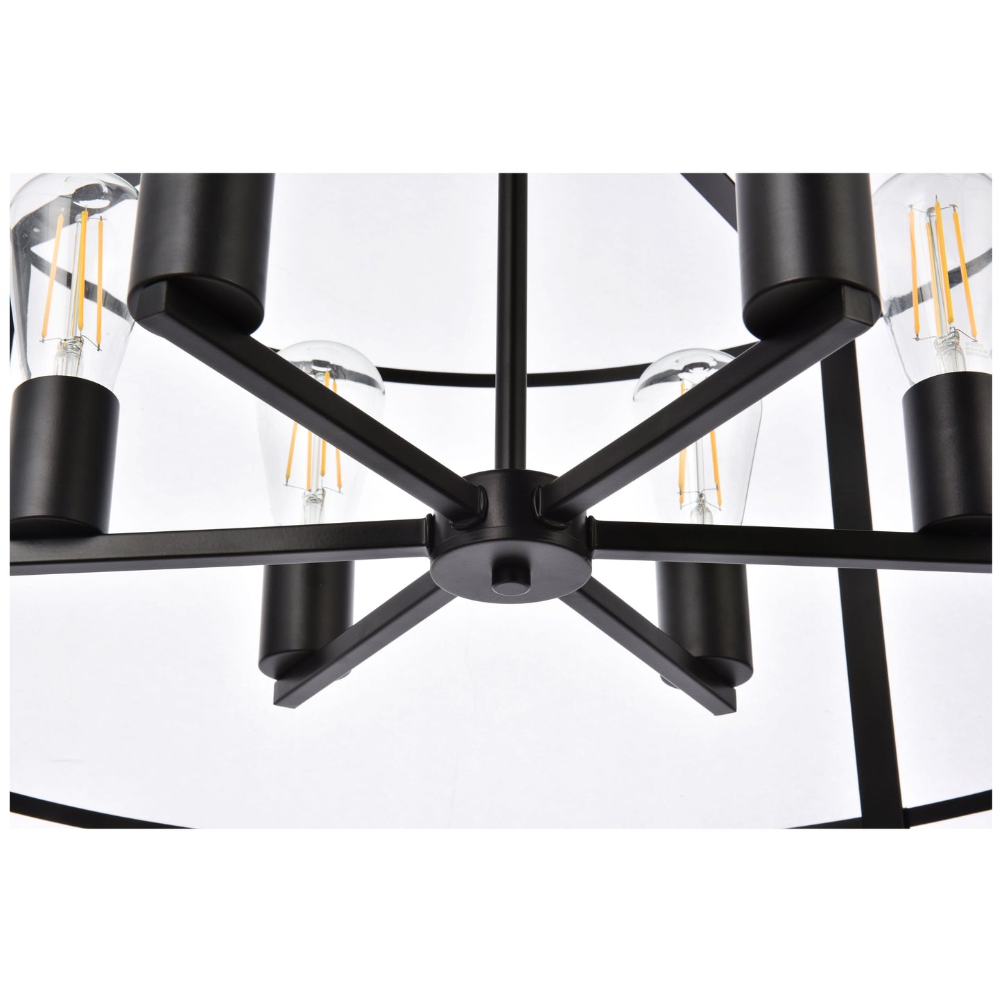 Elegant Lighting Agnys 6 Light 26" Chandelier