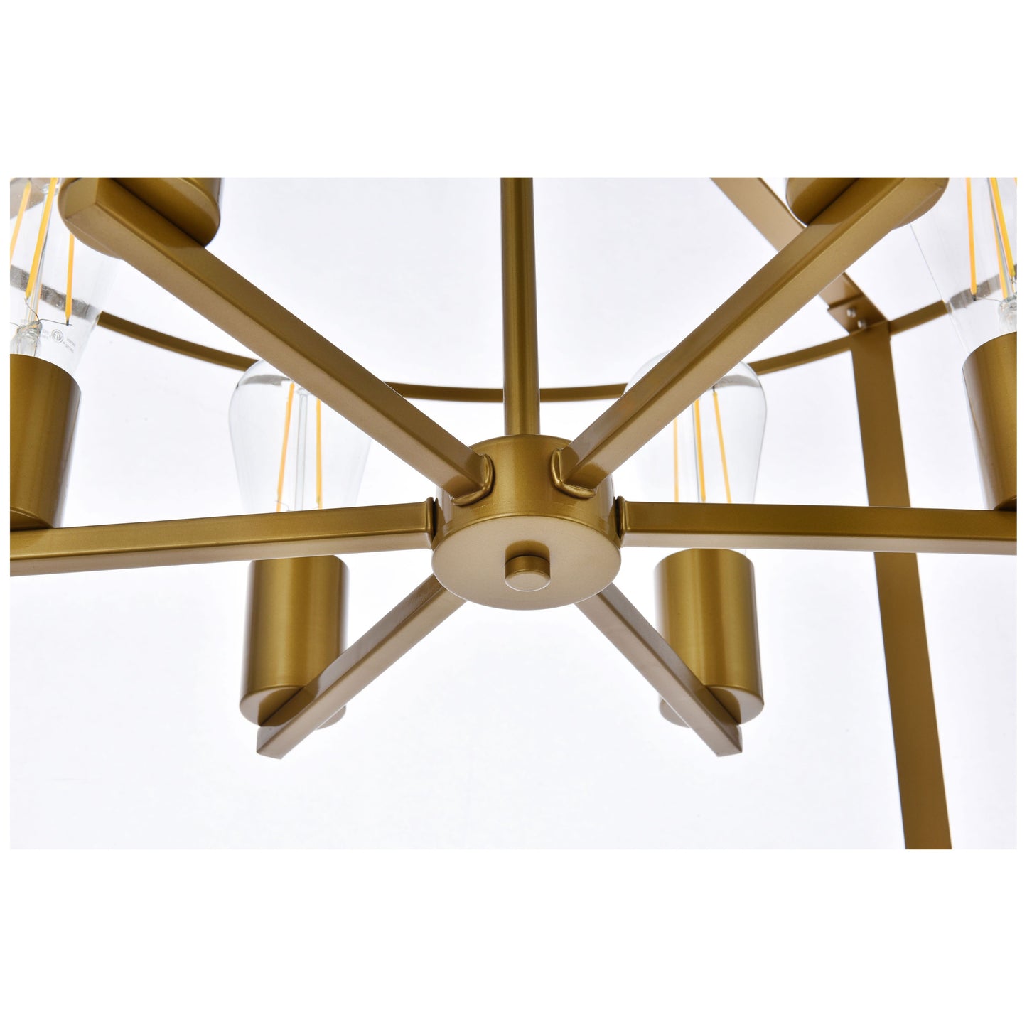 Elegant Lighting Agnys 6 Light 26" Chandelier