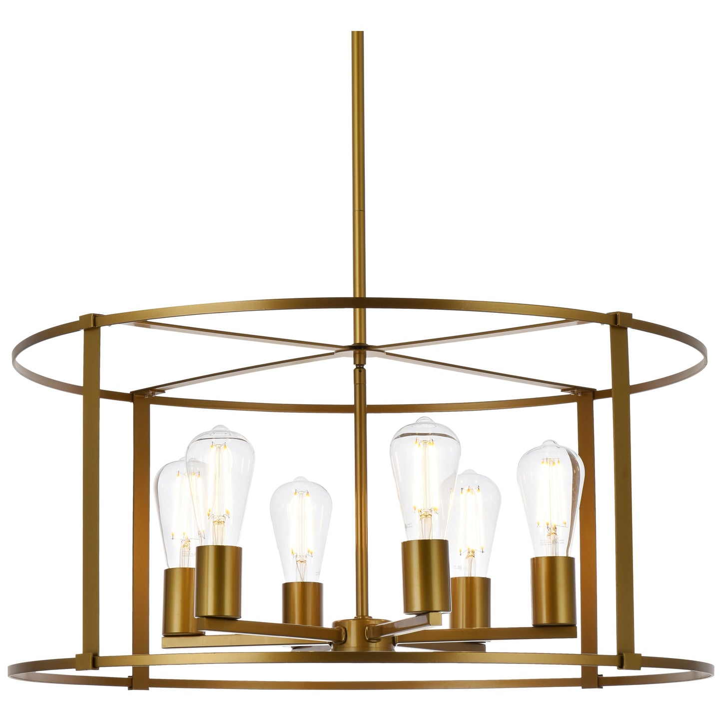 Elegant Lighting Agnys 6 Light 26" Chandelier