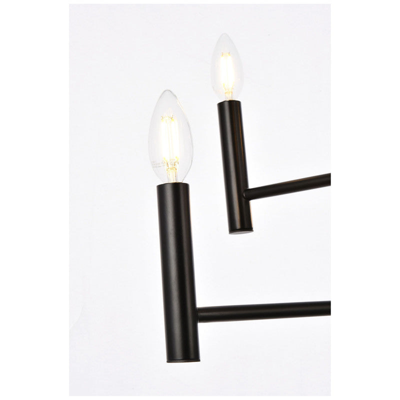 Elegant Lighting Carmella 6 Light 22" Chandelier