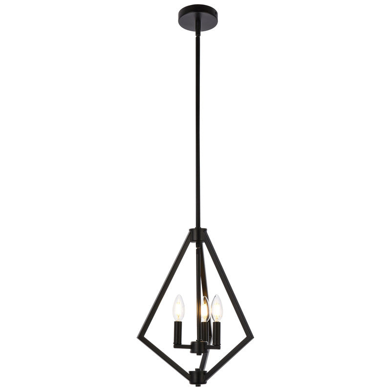 Elegant Lighting Irina 3 Light 14" Pendant