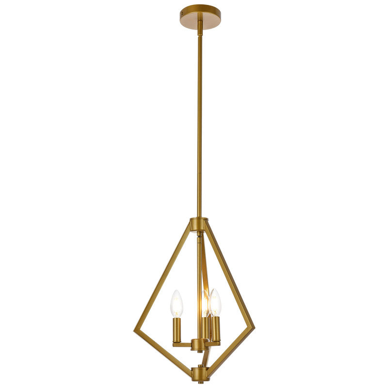 Elegant Lighting Irina 3 Light 14" Pendant