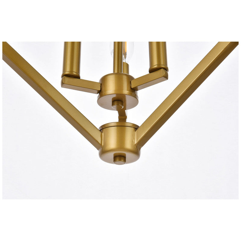 Elegant Lighting Irina 3 Light 14" Pendant