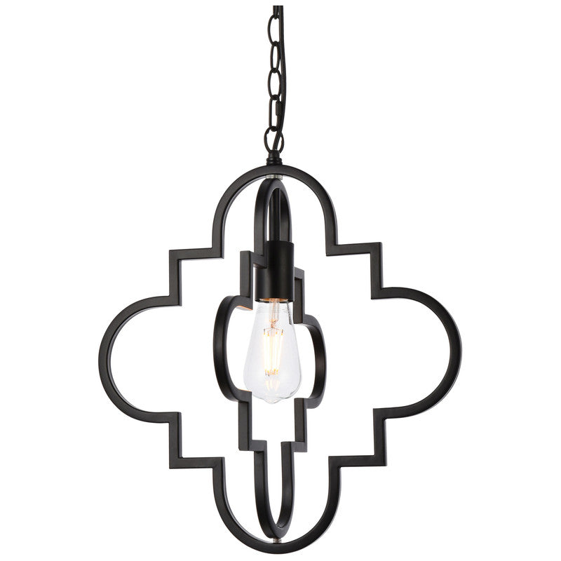 Elegant Lighting Sandara 1 Light 15" Pendant