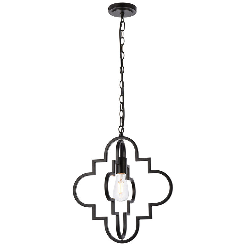 Elegant Lighting Sandara 1 Light 15" Pendant