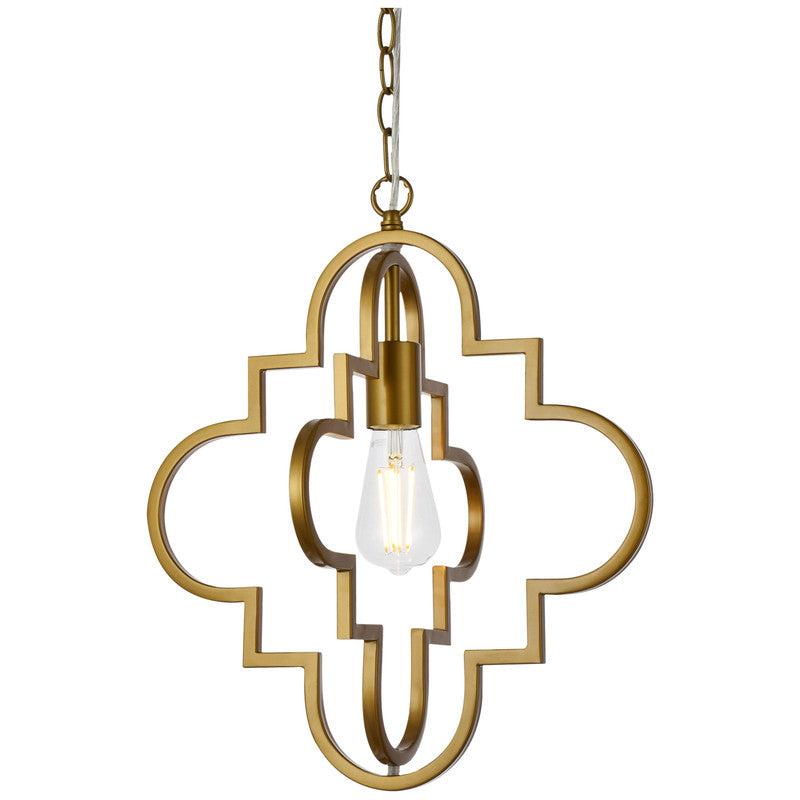 Elegant Lighting Sandara 1 Light 15" Pendant