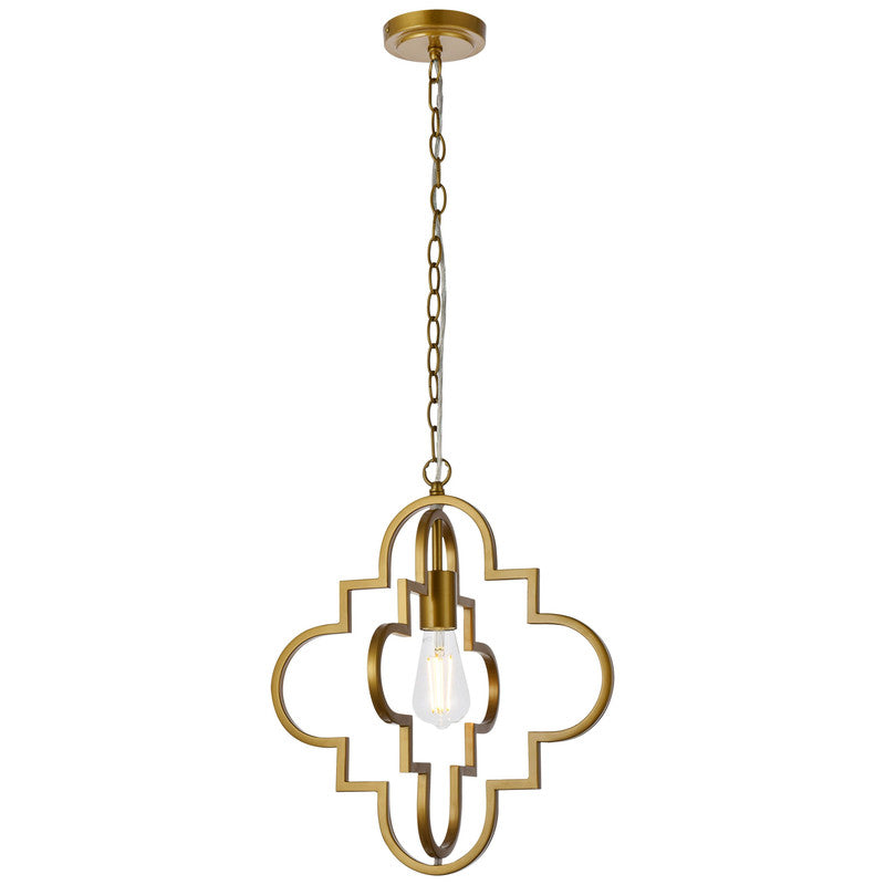 Elegant Lighting Sandara 1 Light 15" Pendant
