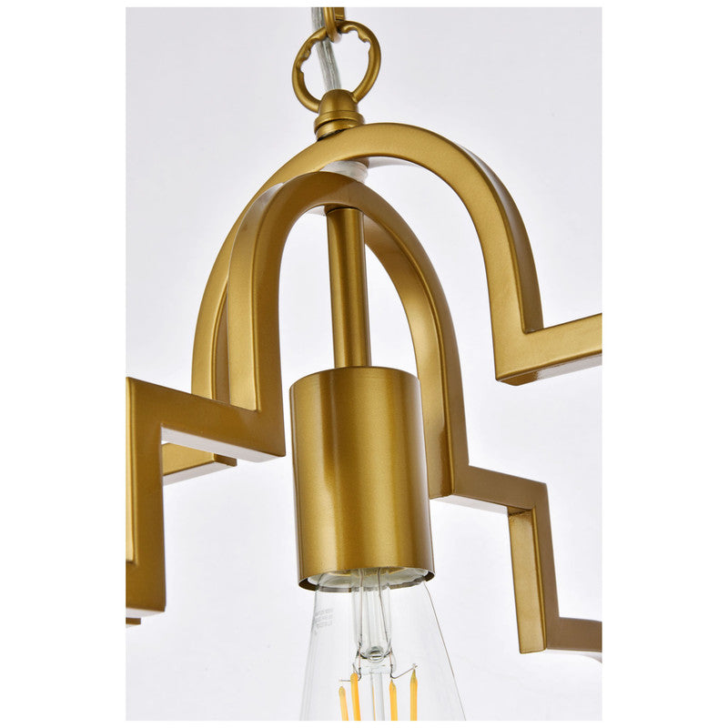 Elegant Lighting Sandara 1 Light 15" Pendant