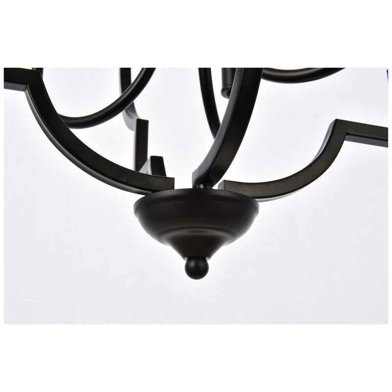 Elegant Lighting Sandara 4 Light 21" Chandelier