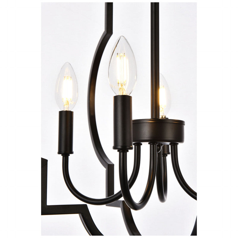 Elegant Lighting Sandara 4 Light 21" Chandelier
