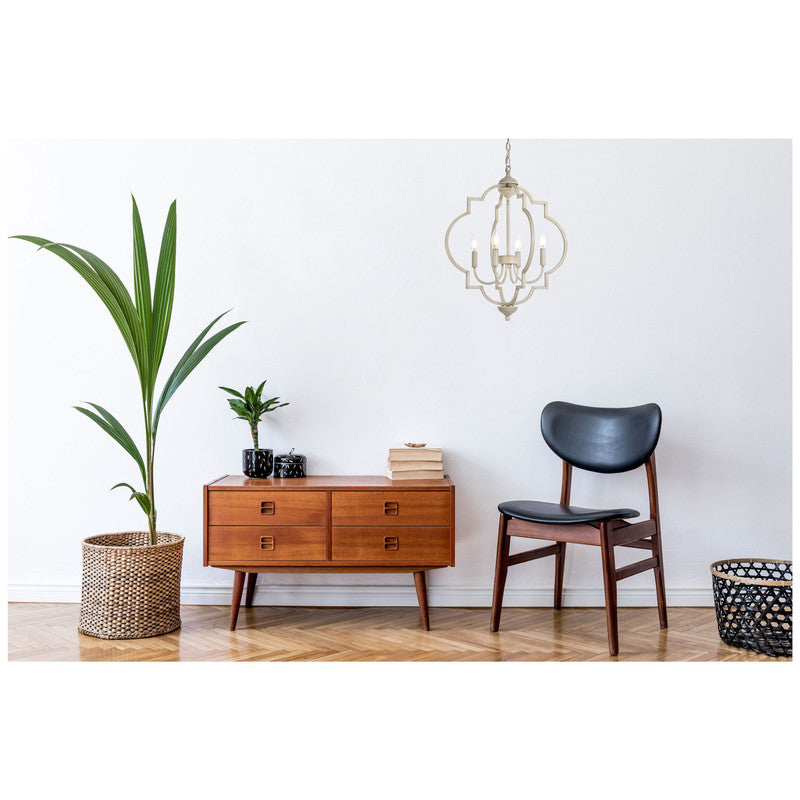 Elegant Lighting Sandara 4 Light 21" Chandelier