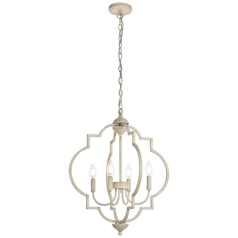 Elegant Lighting Sandara 4 Light 21" Chandelier