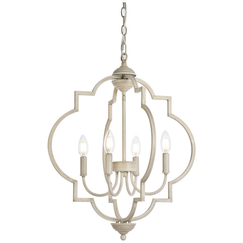 Elegant Lighting Sandara 4 Light 21" Chandelier