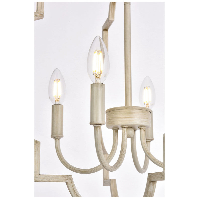 Elegant Lighting Sandara 4 Light 21" Chandelier