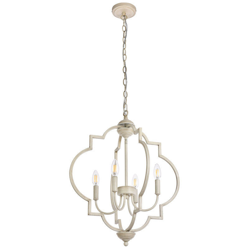 Elegant Lighting Sandara 4 Light 21" Chandelier