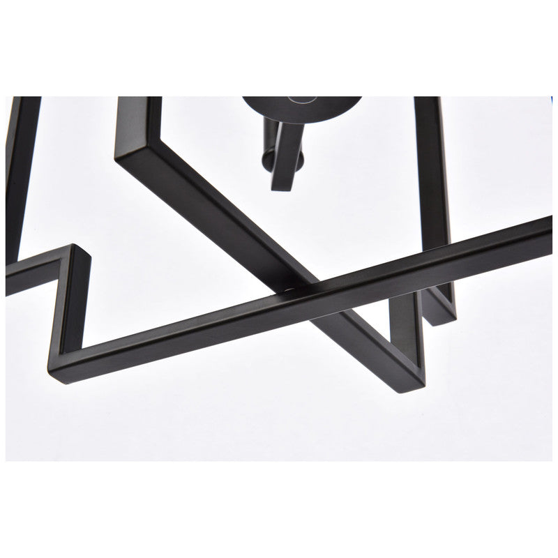 Elegant Lighting Rosenfeld 4 Light 14" Chandelier