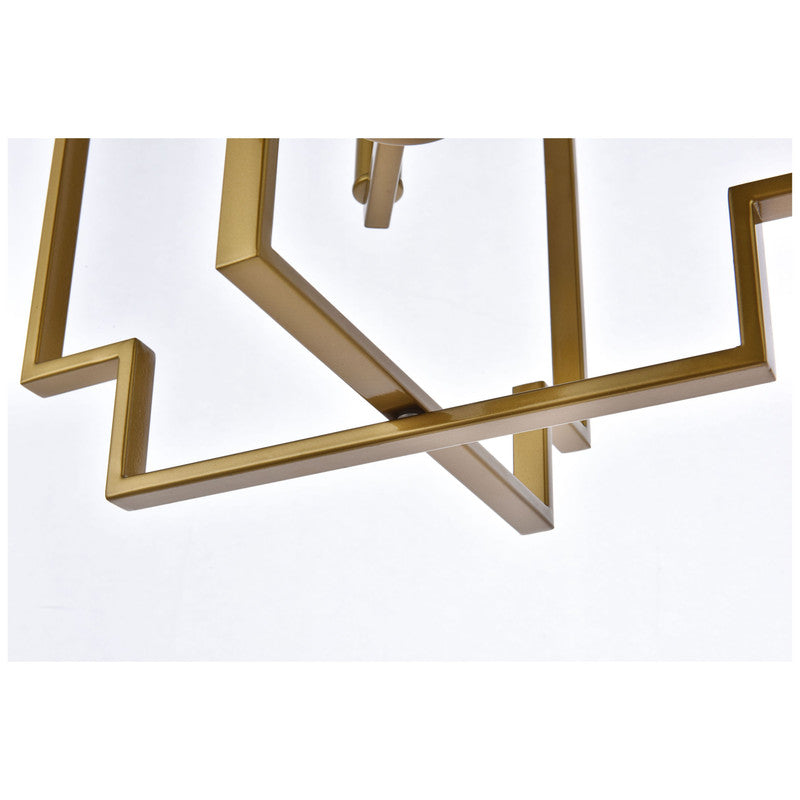 Elegant Lighting Rosenfeld 4 Light 14" Chandelier