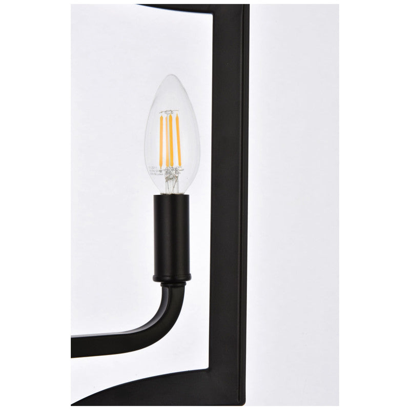 Elegant Lighting Kiera 3 Light 12" Flush Mount