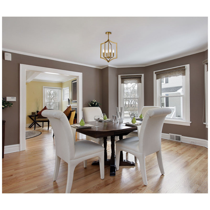 Elegant Lighting Kiera 4 Light 14" Chandelier