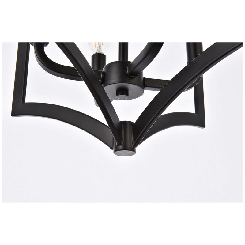 Elegant Lighting Kiera 4 Light 14" Chandelier