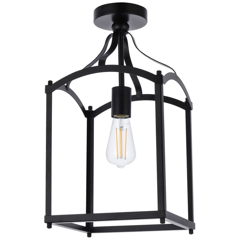 Elegant Lighting Janet 1 Light 10" Flush Mount