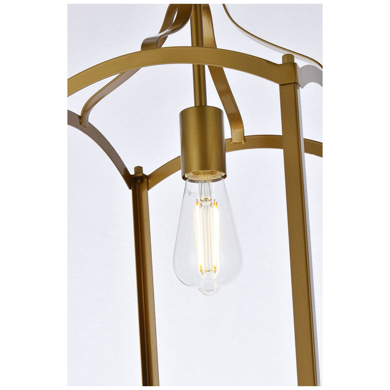 Elegant Lighting Janet 1 Light 10" Flush Mount