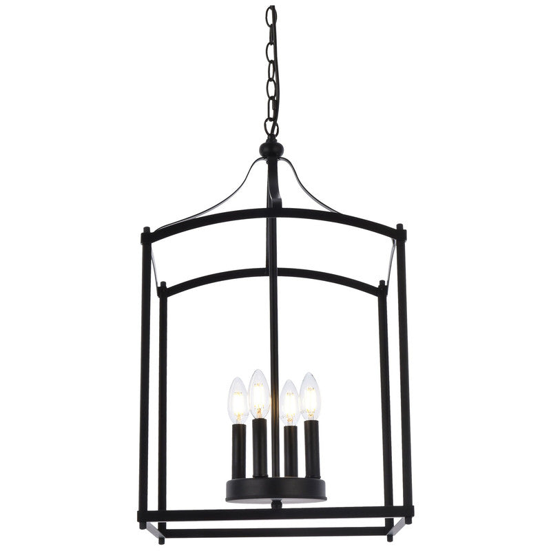 Elegant Lighting Janet 4 Light 15" Chandelier