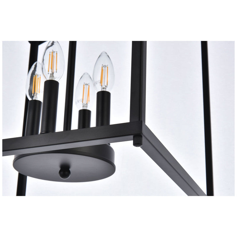 Elegant Lighting Janet 4 Light 15" Chandelier